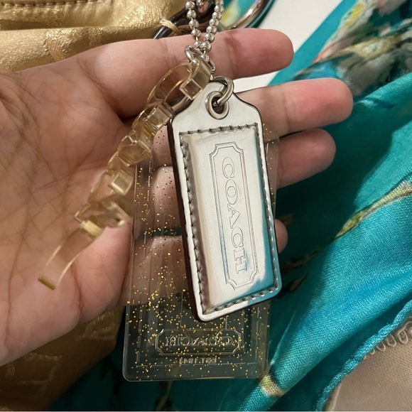 COACH POPPY STORYPATCH POP SWING BAG/ SHOULDER BAG GOLD #15304 - Picture 6 of 16